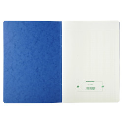 Piqûre 29,7x21cm à tête paresseuse 10 colonnes sur 2 pages - 34 lignes - 80 pages