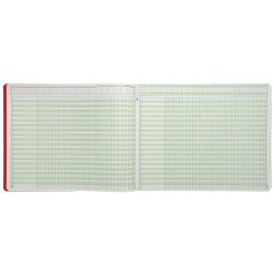 Piqûre 29,7x38cm à tête paresseuse 15 colonnes sur 1 page - 35 lignes - 80 pages