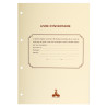 Recharge 297X210 Livre d'inventaire (&) Livre journal 150 feuillets foliotés 90g + gardes