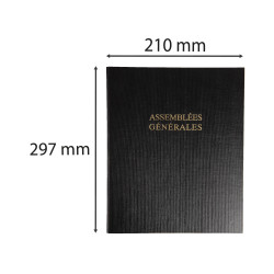 Reliure 4 anneaux 297X210 Assemblées générales