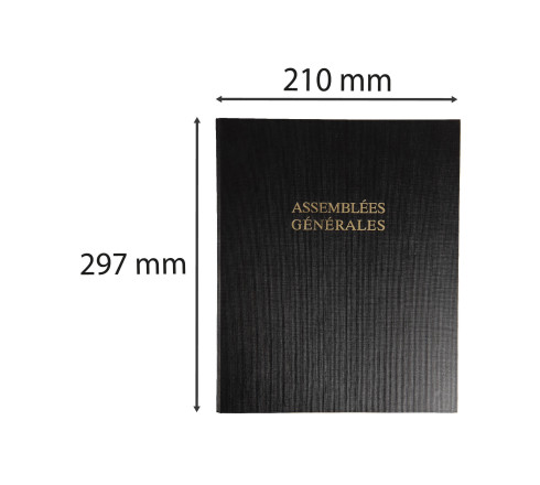 Reliure 4 anneaux 297X210 Assemblées générales