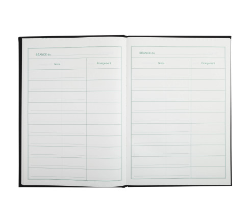 Registre 297X210 Présence aux délibérations du conseil 100 pages