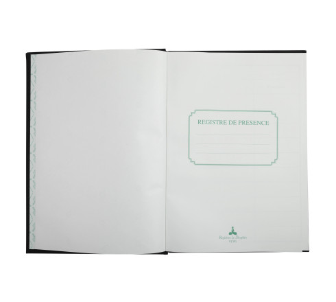 Registre 297X210 Présence aux délibérations du conseil 100 pages