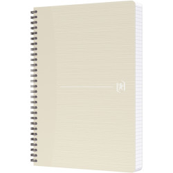 Cahier à reliure intégrale 180 pages MY REC'UP format A5, quadrillé 5x