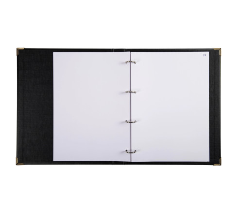 Reliure luxe avec recharge 297X210 Assemblées générales 100 feuillets foliotés 90g + 2 gardes