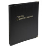 Reliure luxe avec recharge 297X210 Conseil d'administration 100 feuillets foliotés 90g + 2 gardes