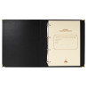 Reliure luxe avec recharge 297X210 Conseil d'administration 100 feuillets foliotés 90g + 2 gardes