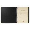 Reliure luxe avec recharge 297X210 Livre d'inventaire + Livre journal 150 feuillets foliotés 90g + 2 gardes