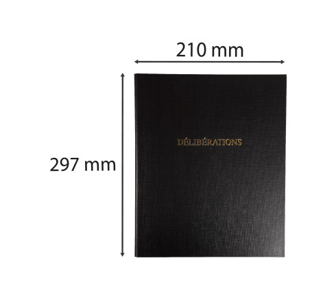 Registre des délibérations 320x260 100 feuillets numérotés