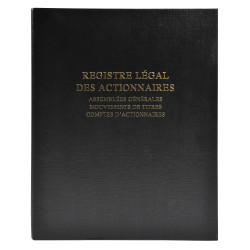 Registre des actionnaires 100 feuillets