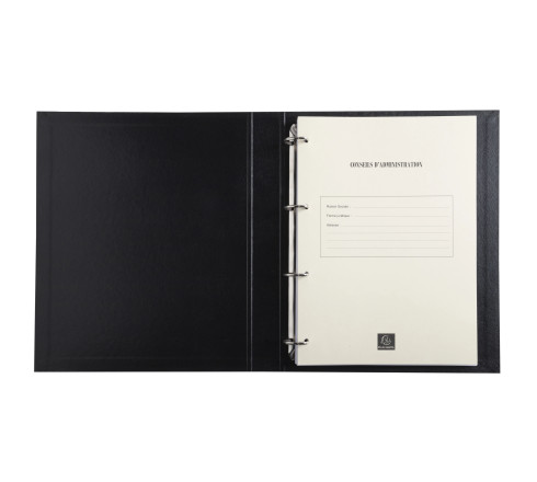 Reliure registre 32x26cm 4 anneaux avec recharge 100 feuillets - Conseils d'administration