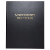 Reliure registre 32x26cm 4 anneaux avec recharge de 100 feuillets imprimés - Mouvements de titre