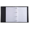 Reliure registre 32x26cm 4 anneaux avec recharge de 100 feuillets imprimés - Mouvements de titre