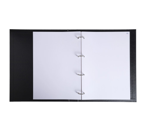 Reliure registre 32x26cm 4 anneaux avec recharges de 100 feuillets - Registre des décisions