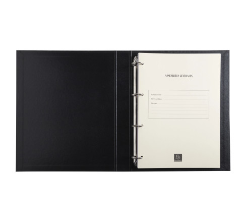 Reliure registre économique 32x26cm 4 anneaux - Assemblées générales