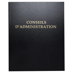 Reliure registre économique 32x26cm 4 anneaux - Conseils d'administration