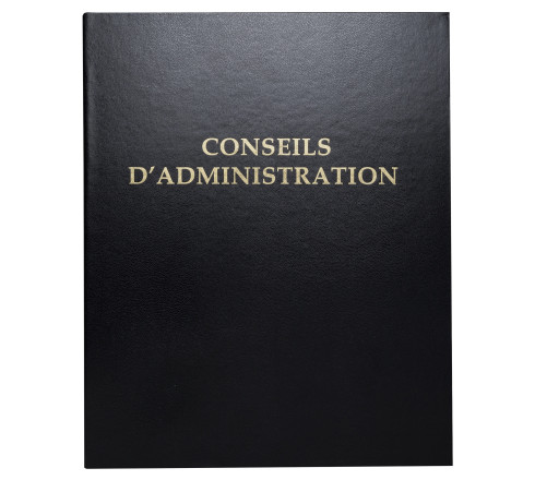 Reliure registre économique 32x26cm 4 anneaux - Conseils d'administration