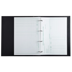 Reliure registre 32x26cm 4 anneaux avec recharge de 100 feuillets imprimés - Mouvements de titres