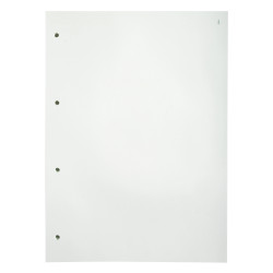 100 feuillets perforation 4 trous foliotés de 1 à 100