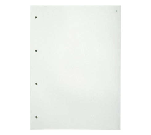 100 feuillets perforation 4 trous foliotés de 1 à 100