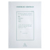 Recharge A4 pour reliures registres - 100 feuillets perforation 4 trous