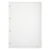 Recharge A4 pour reliures registres - 100 feuillets perforation 4 trous