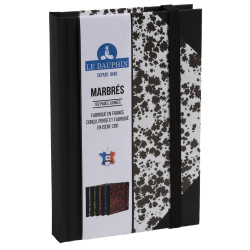 Carnet Marbre 170x110, 192 pages lignées