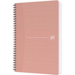 Cahier à reliure intégrale 180 pages MY REC'UP format A5, quadrillé 5x