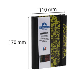 Carnet Marbre 170x110, 192 pages lignées