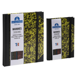 Carnet Marbre 170x110, 192 pages lignées