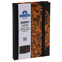 Carnet Marbre 170x110, 192 pages lignées
