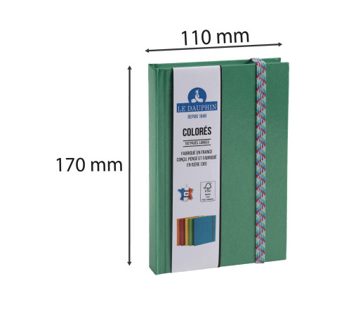 Carnet Iderama 170x110, 192 pages lignées