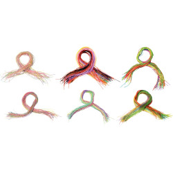 Sachet de 500 scoubidous coloris assortis