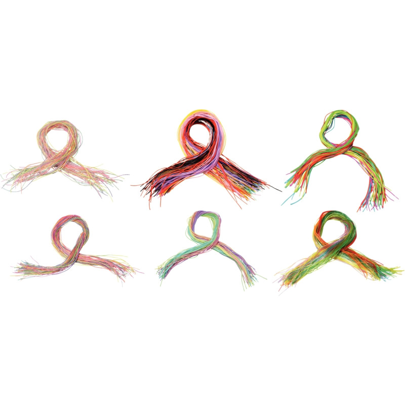 Sachet de 500 scoubidous coloris assortis