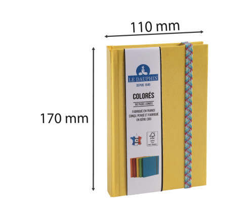 Carnet Iderama 170x110, 192 pages lignées