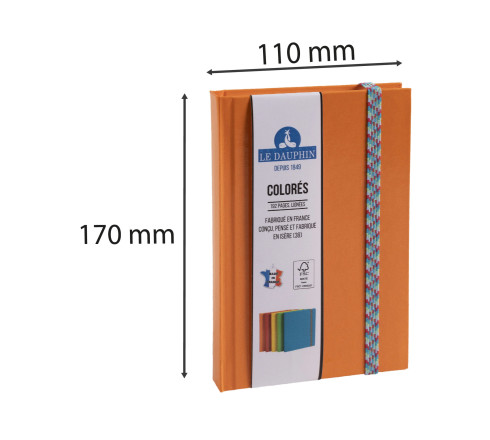 Carnet Iderama 170x110, 192 pages lignées