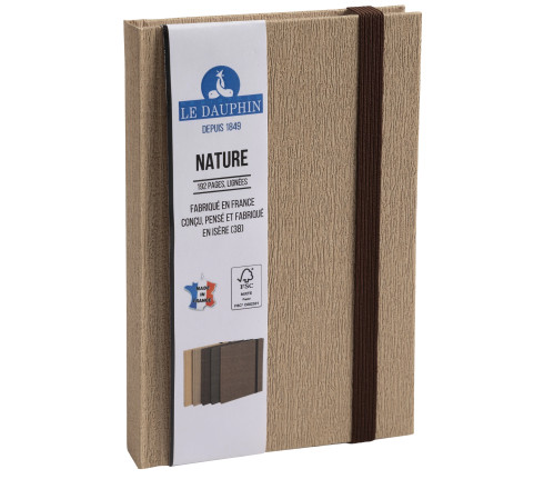 Carnet Nature 170x110, 192 pages lignées