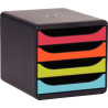 Module 4 tiroirs BIGBOX arlequin
