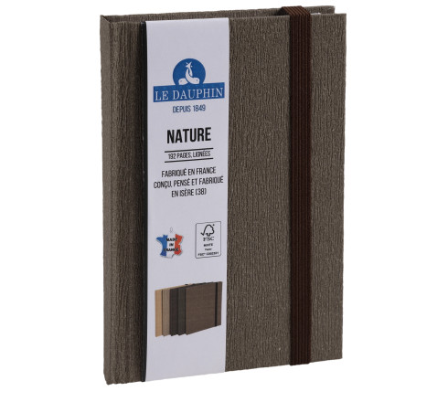 Carnet Nature 170x110, 192 pages lignées