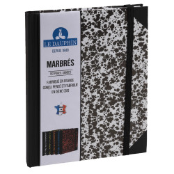 Carnet Marbre 220x170, 192 pages lignées