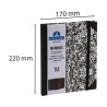Carnet Marbre 220x170, 192 pages lignées