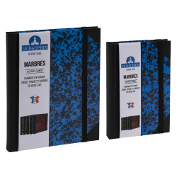 Carnet Marbre 220x170, 192 pages lignées