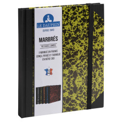 Carnet Marbre 220x170, 192 pages lignées