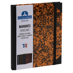 Carnet Marbre 220x170, 192 pages lignées