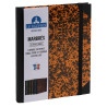Carnet Marbre 220x170, 192 pages lignées