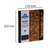 Carnet Marbre 220x170, 192 pages lignées