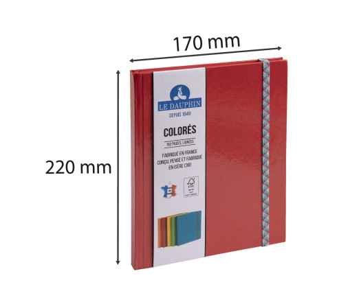 Carnet Iderama 220x170, 192 pages lignées