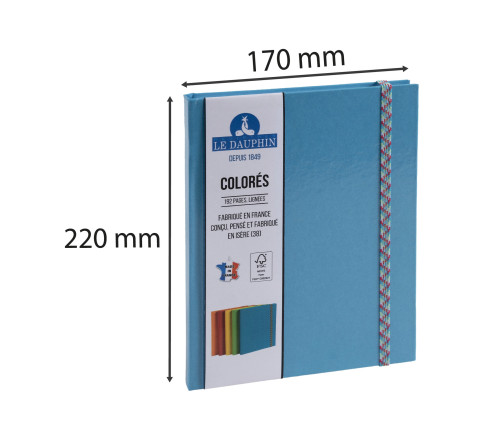 Carnet Iderama 220x170, 192 pages lignées