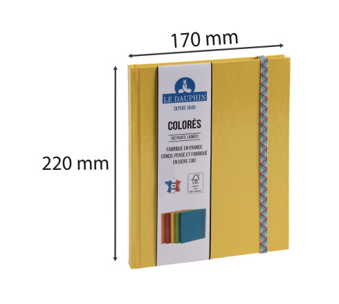 Carnet Iderama 220x170, 192 pages lignées