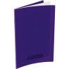 Piqûre 48 pages CONQUERANT, 17x22 cm, seyès, couv PP violet